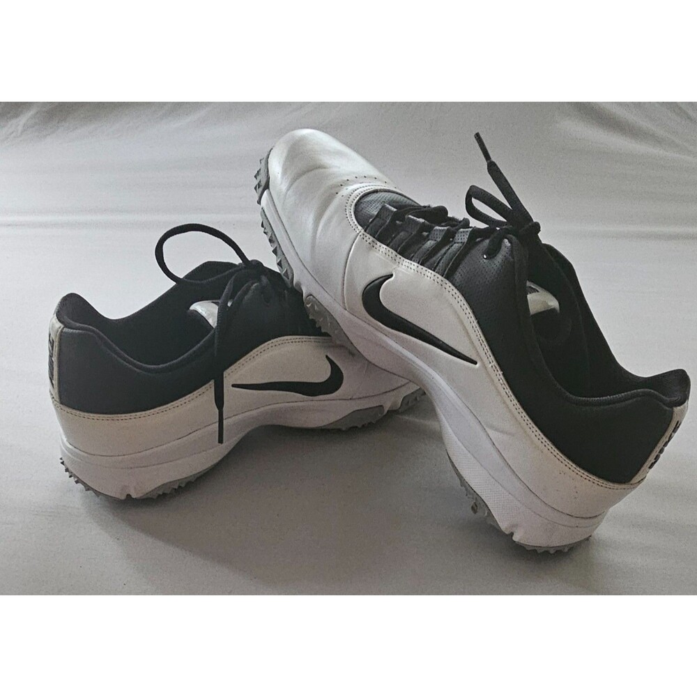 Nike Air Zoom Rival 5 Men’s Golf Shoes Size 13 White Black Spiked #878957‑100 - Picture 11 of 12